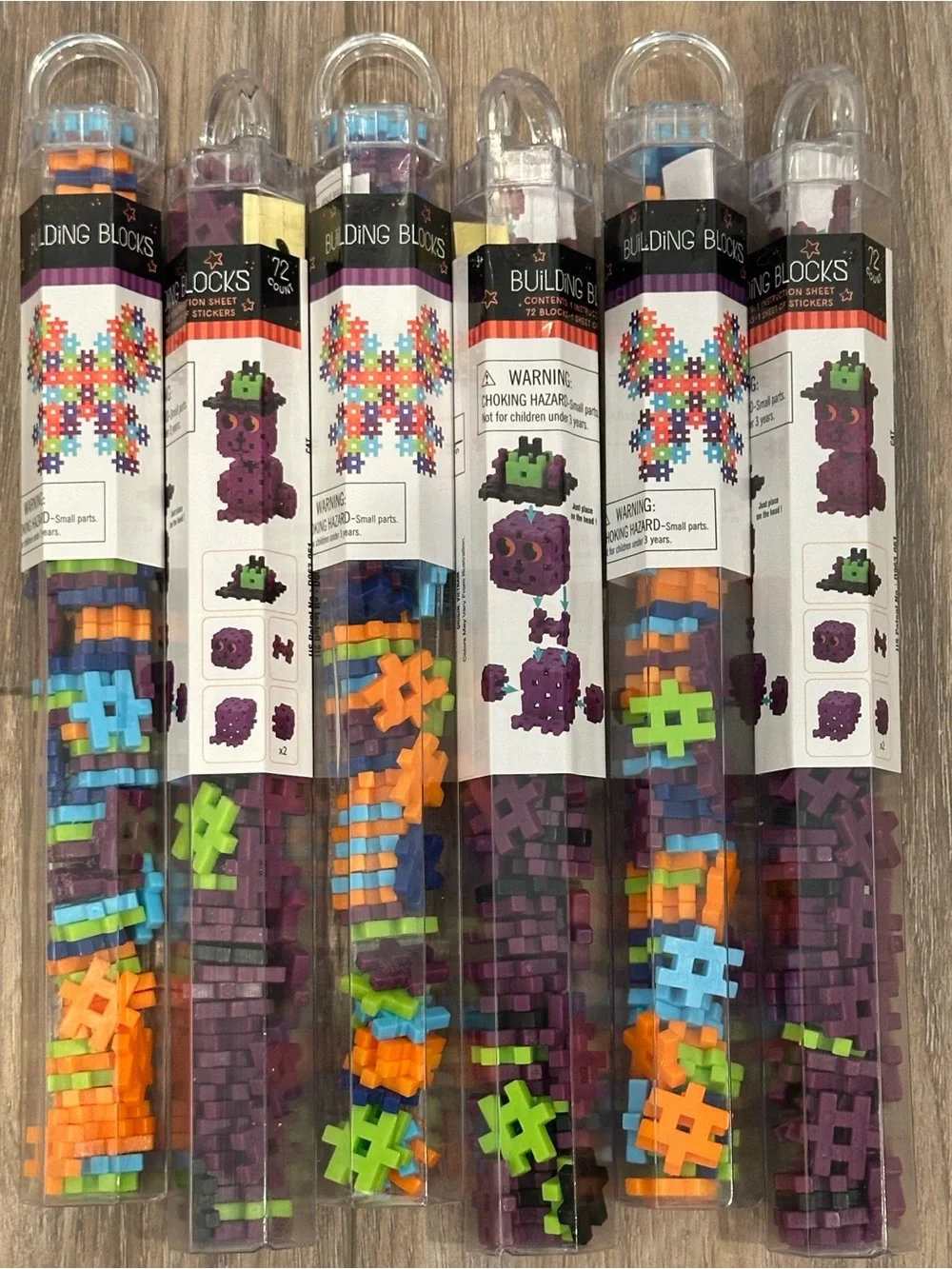 Target 2026 Multi Variety HALLOWEEN Release Hashtag Building Blocks X6